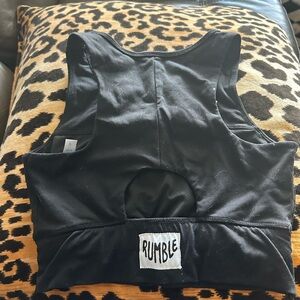 Rumble Black Sports Bra
